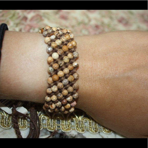 Chan Luu picture jasper single bracelet beaded - Picture 3 of 3